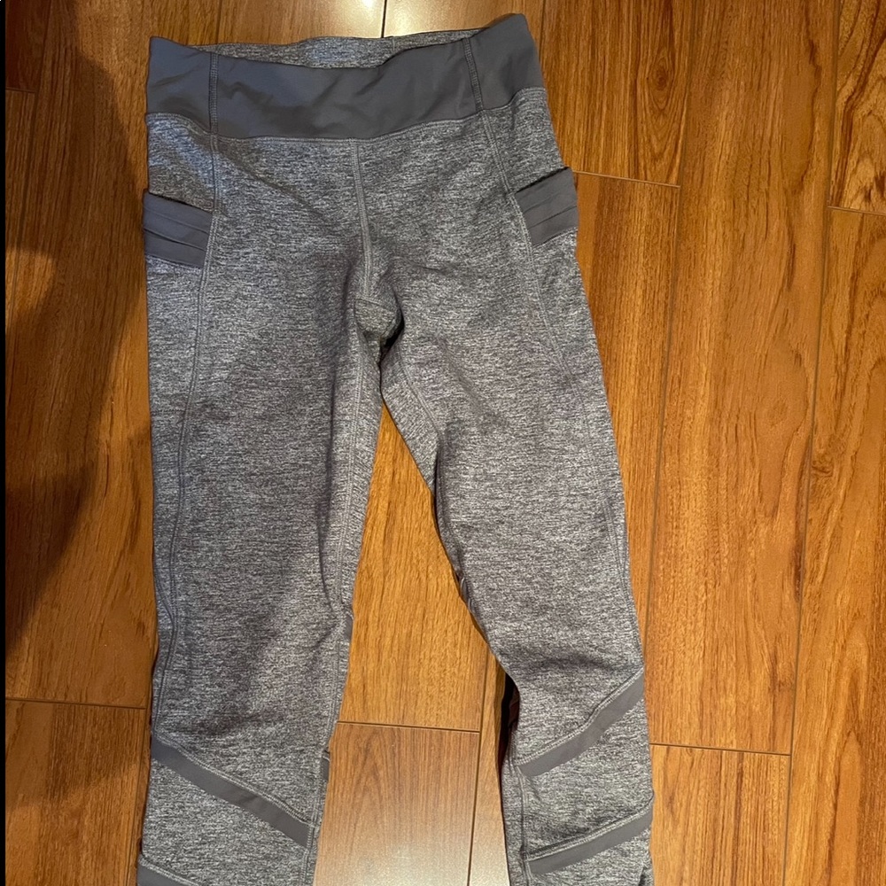Ivivva Leggings with pockets Gray Size 12